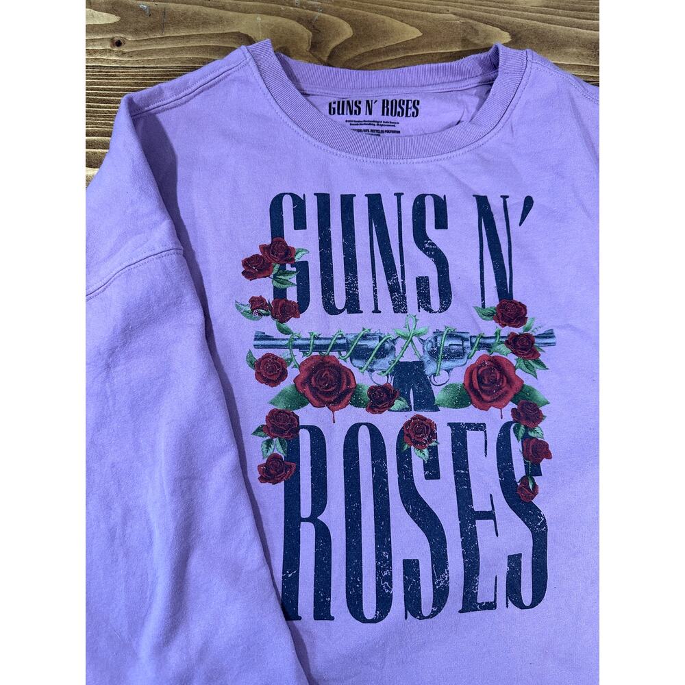 Guns and Roses Crewneck Sweater XL y2k Pullover Sweatshirt